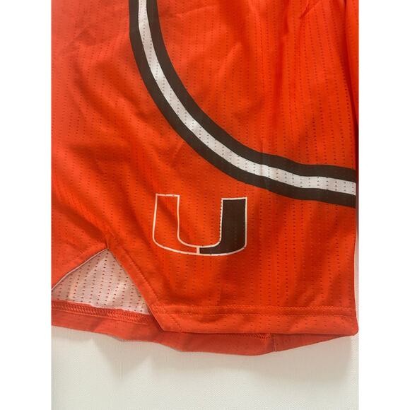 NCAA Team Issued Miami Hurricanes Adidas Medium Womans Short. NWTS - Picture 4 of 5
